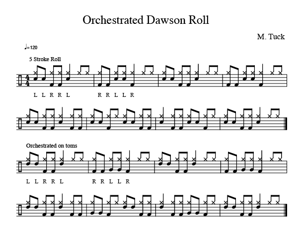 Orchestrated Dawson Roll